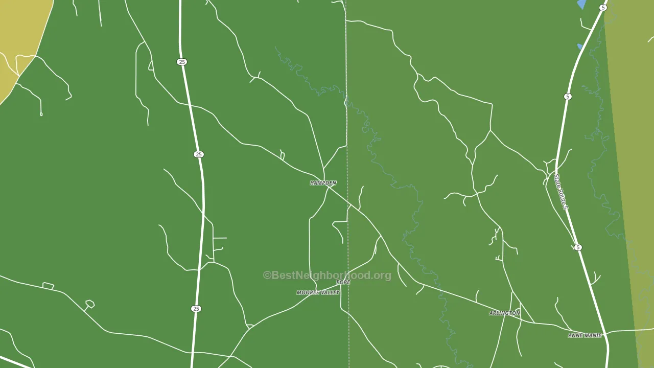 Pope, AL block-group voter-turnout map