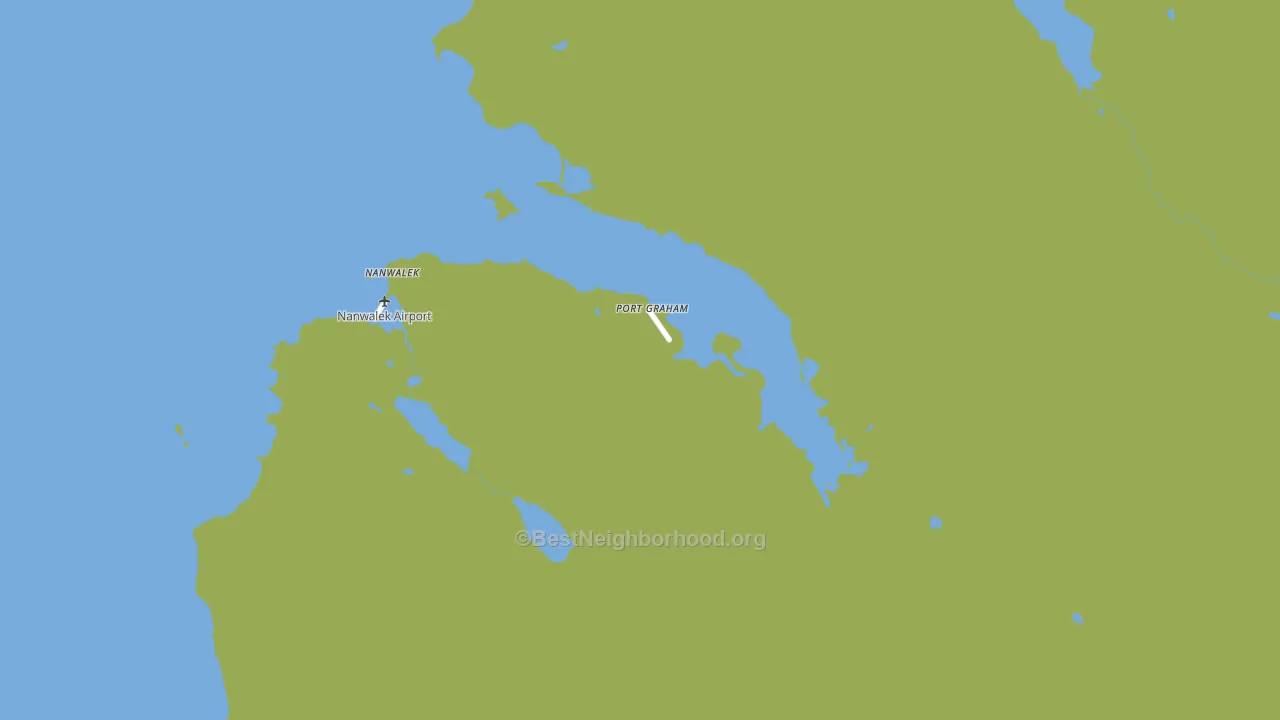 Port Graham, AK block-group voter-turnout map