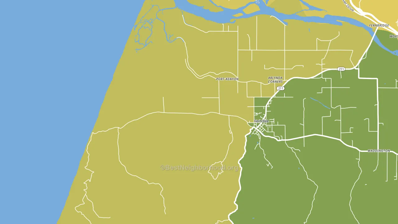 Port Kenyon, CA block-group voter-turnout map