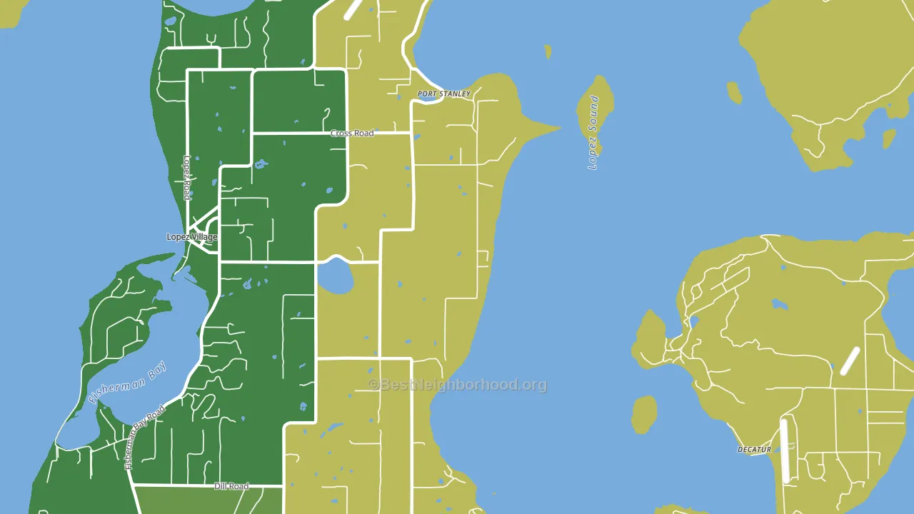 Port Stanley, WA block-group voter-turnout map