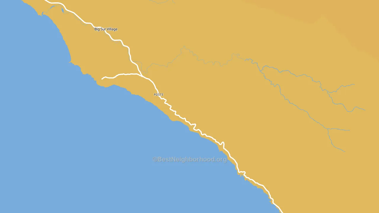 Posts, CA block-group voter-turnout map