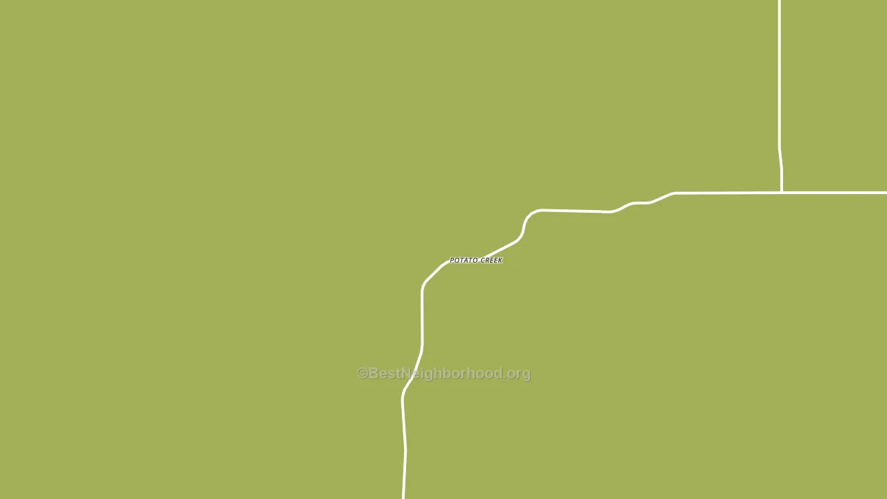 Potato Creek, SD block-group voter-turnout map