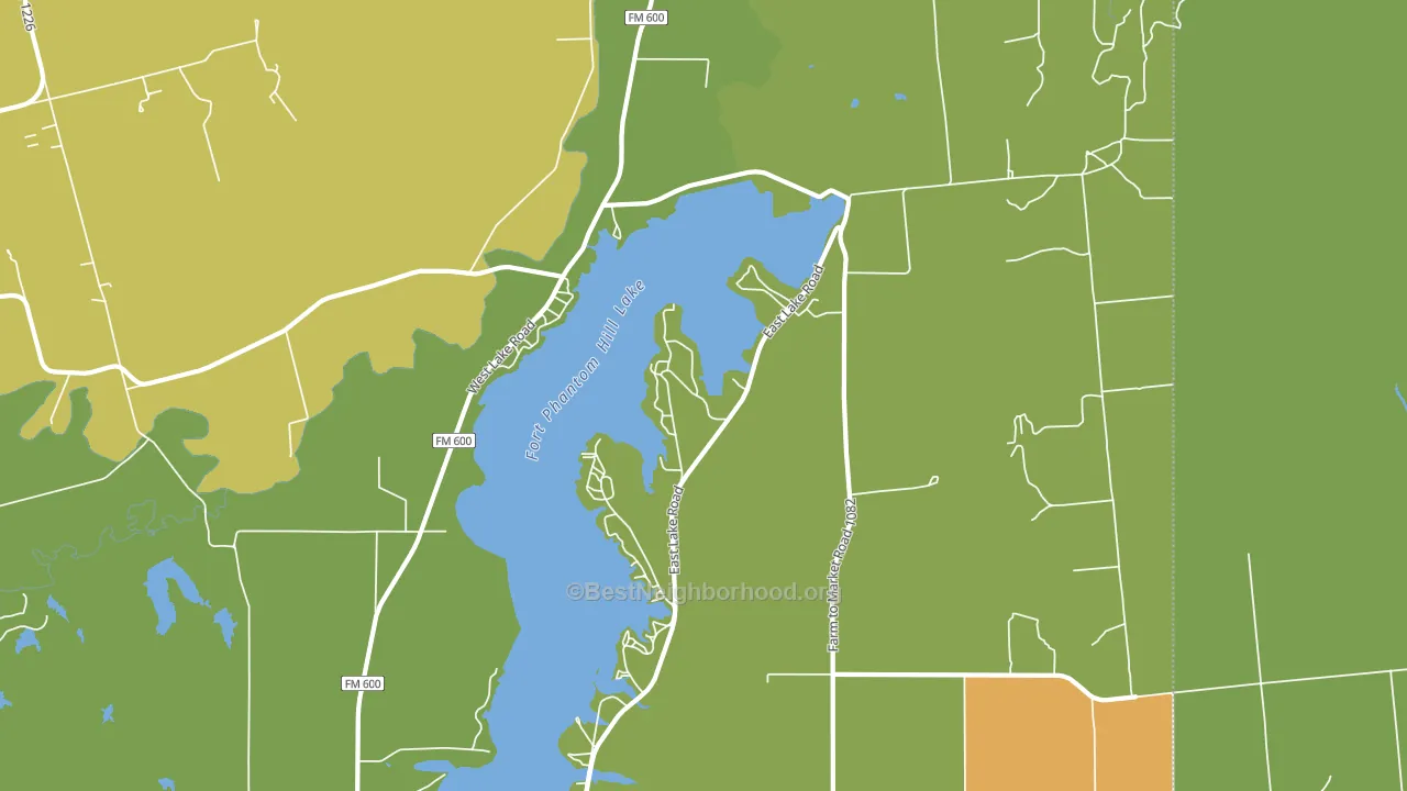 Potosi, TX block-group voter-turnout map