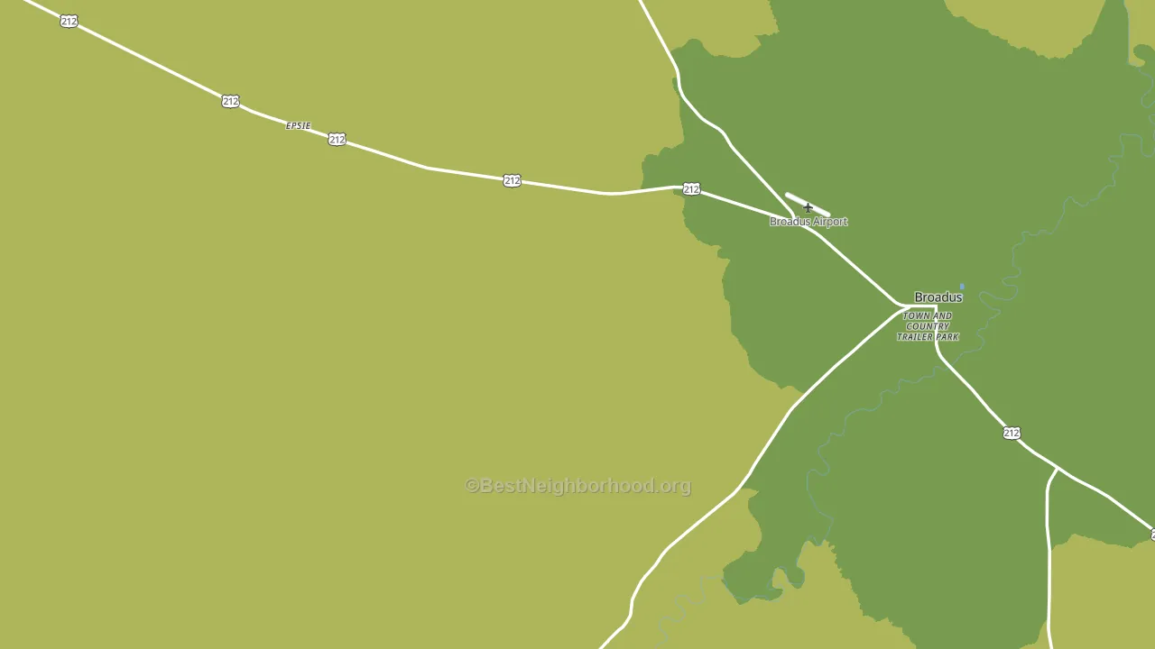 Powder River County, MT block-group voter-turnout map