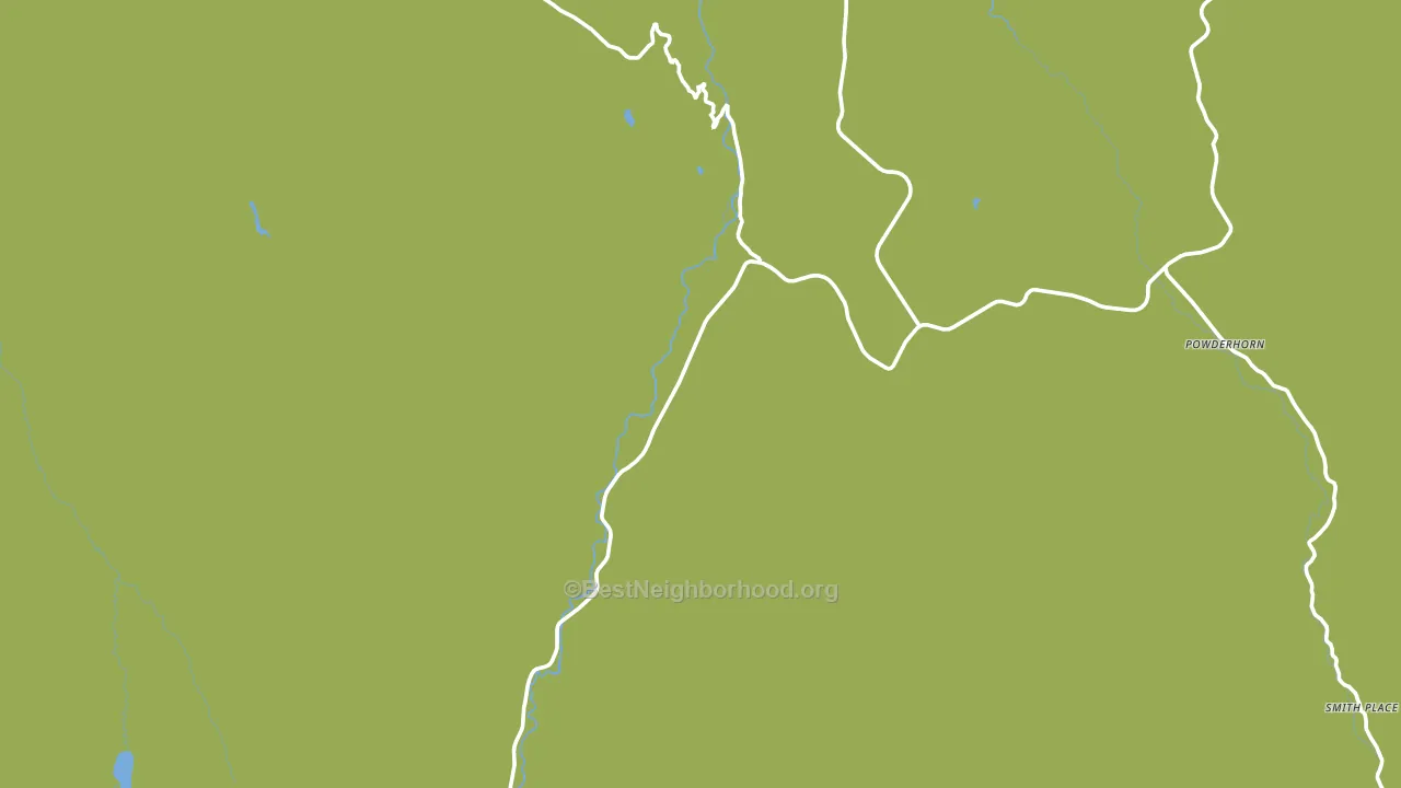Powderhorn, CO block-group voter-turnout map