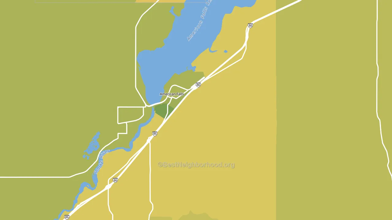 Power County, ID block-group voter-turnout map