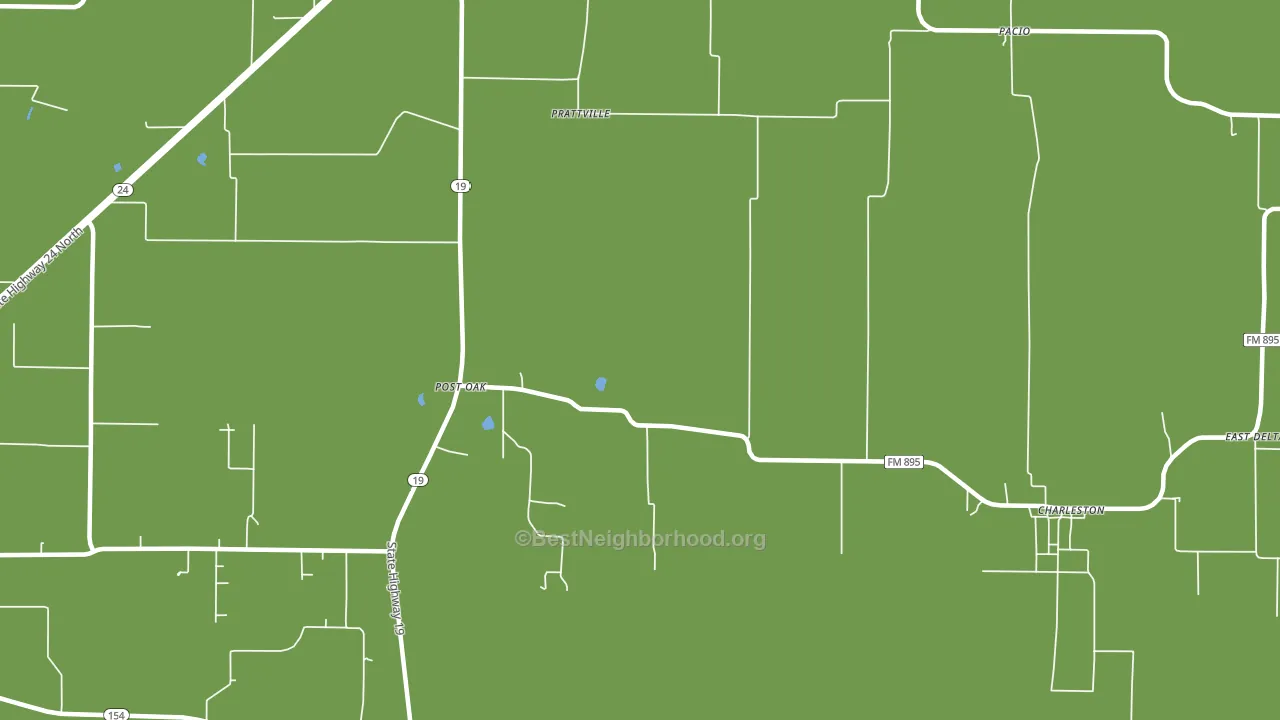 Prattville, TX block-group voter-turnout map