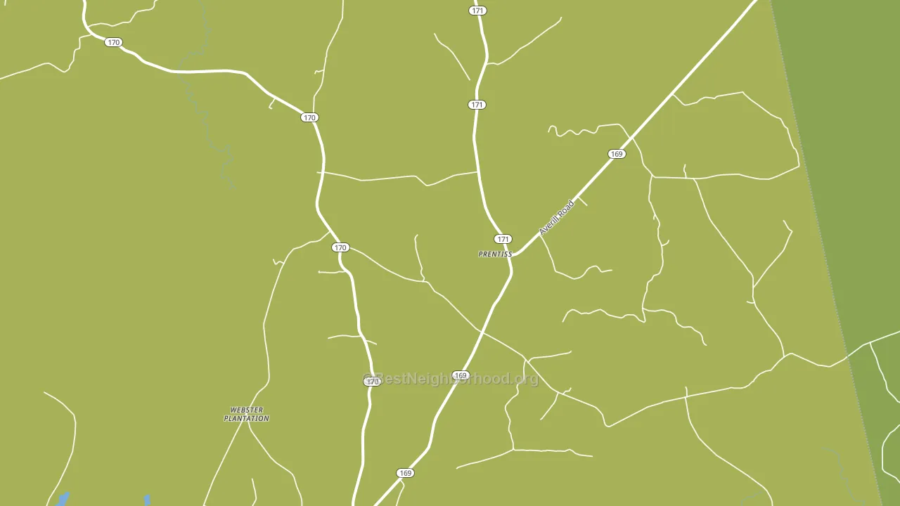 Prentiss, ME block-group voter-turnout map