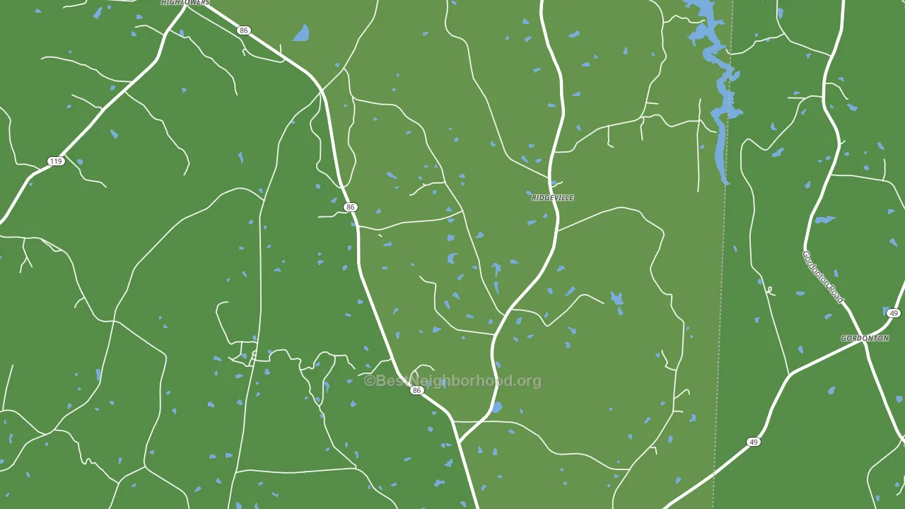 Prospect Hill, NC block-group voter-turnout map