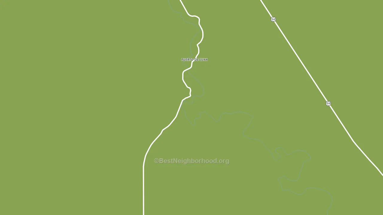 Puerto De Luna, NM block-group voter-turnout map