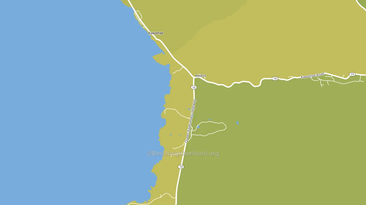 Puukohola Heiau National Historic Site, HI block-group voter-turnout map