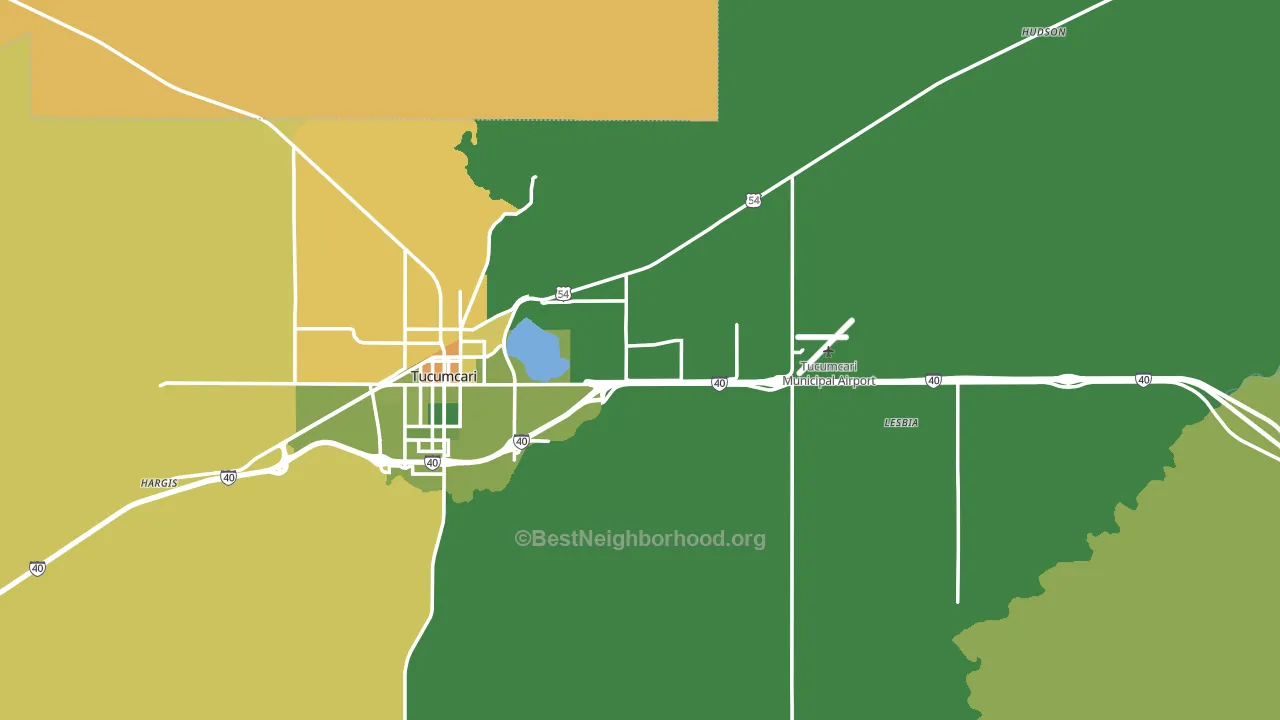 Quay County, NM block-group voter-turnout map