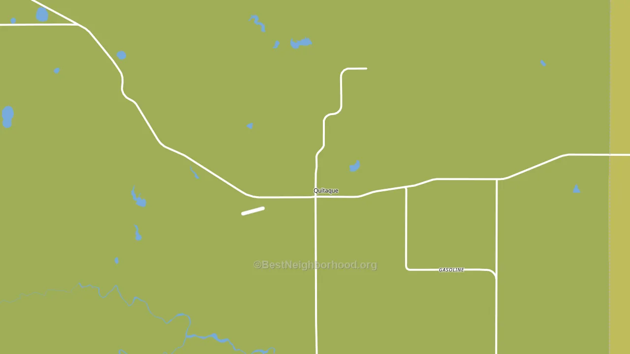 Quitaque, TX block-group voter-turnout map