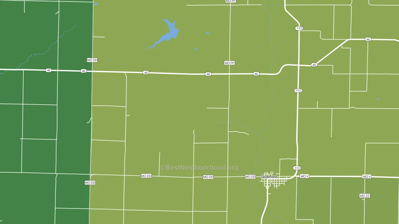 Quitman, MO block-group voter-turnout map