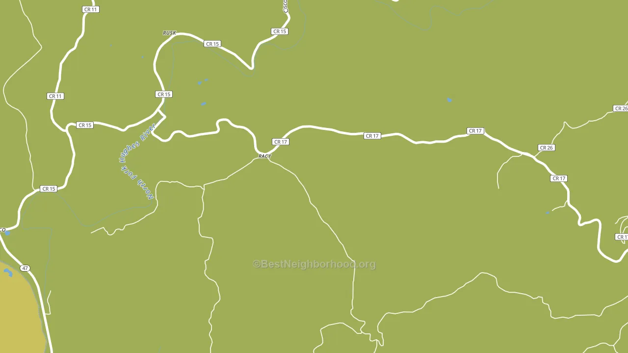 Racy, WV block-group voter-turnout map