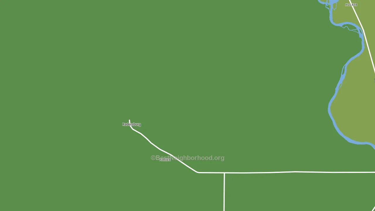 Radersburg, MT block-group voter-turnout map