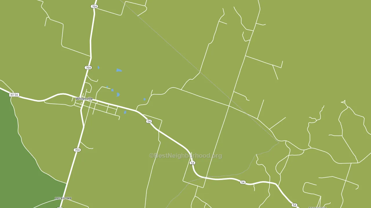 Ralph, KY block-group voter-turnout map