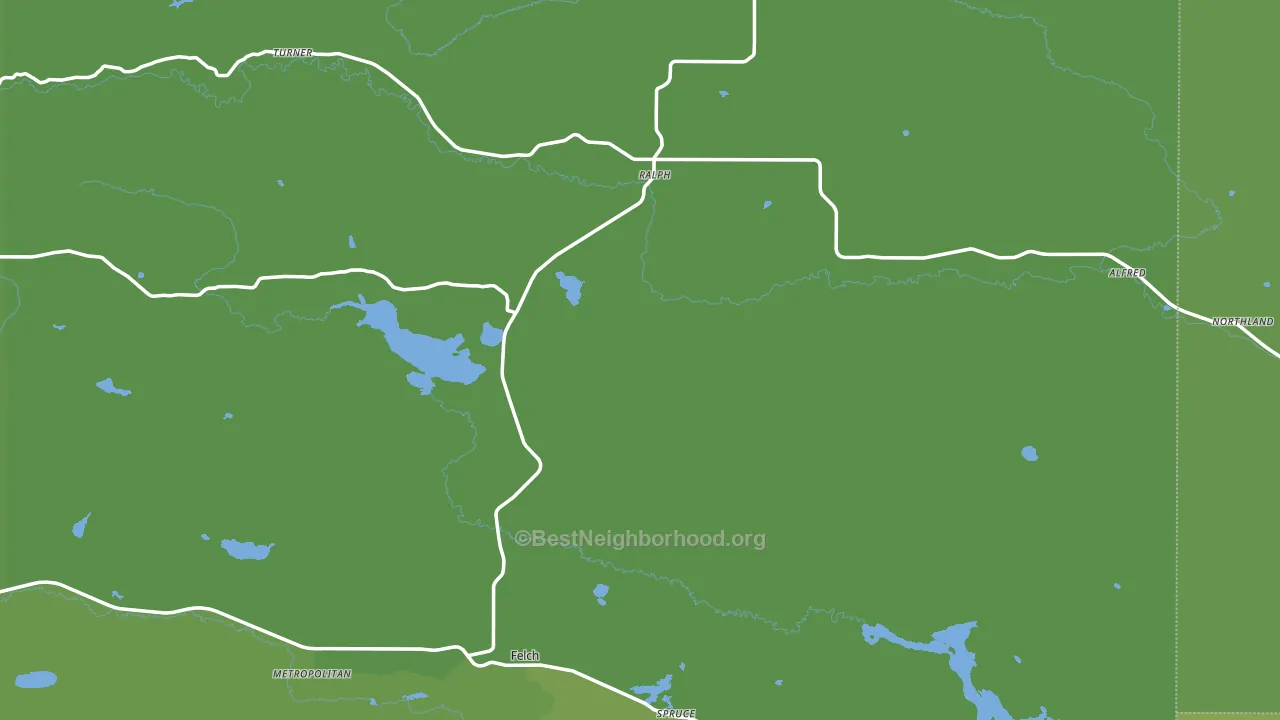 Ralph, MI block-group voter-turnout map