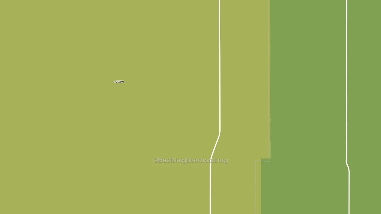 Ralph, SD block-group voter-turnout map