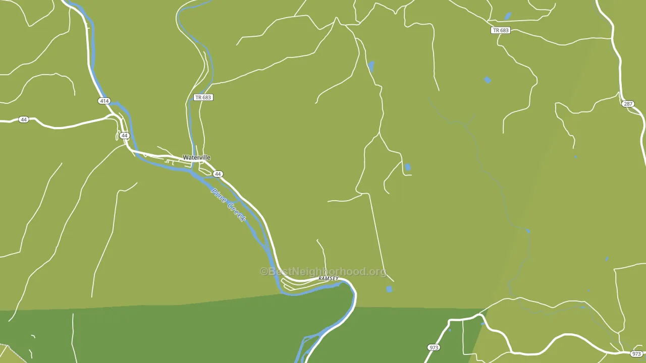 Ramsey, PA block-group voter-turnout map