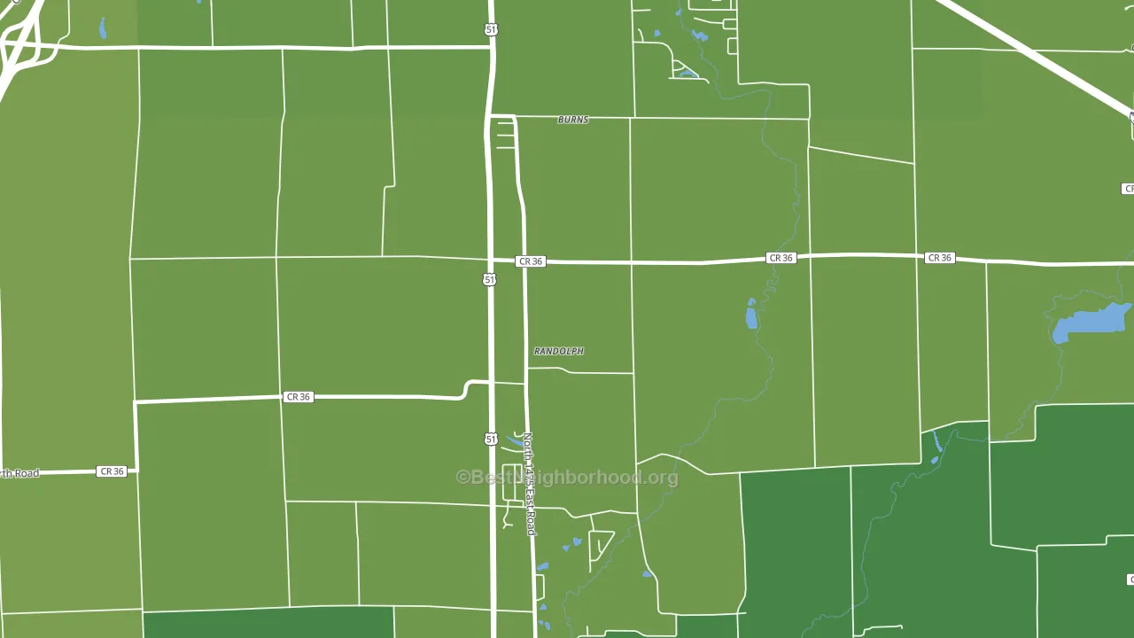 Randolph, IL block-group voter-turnout map