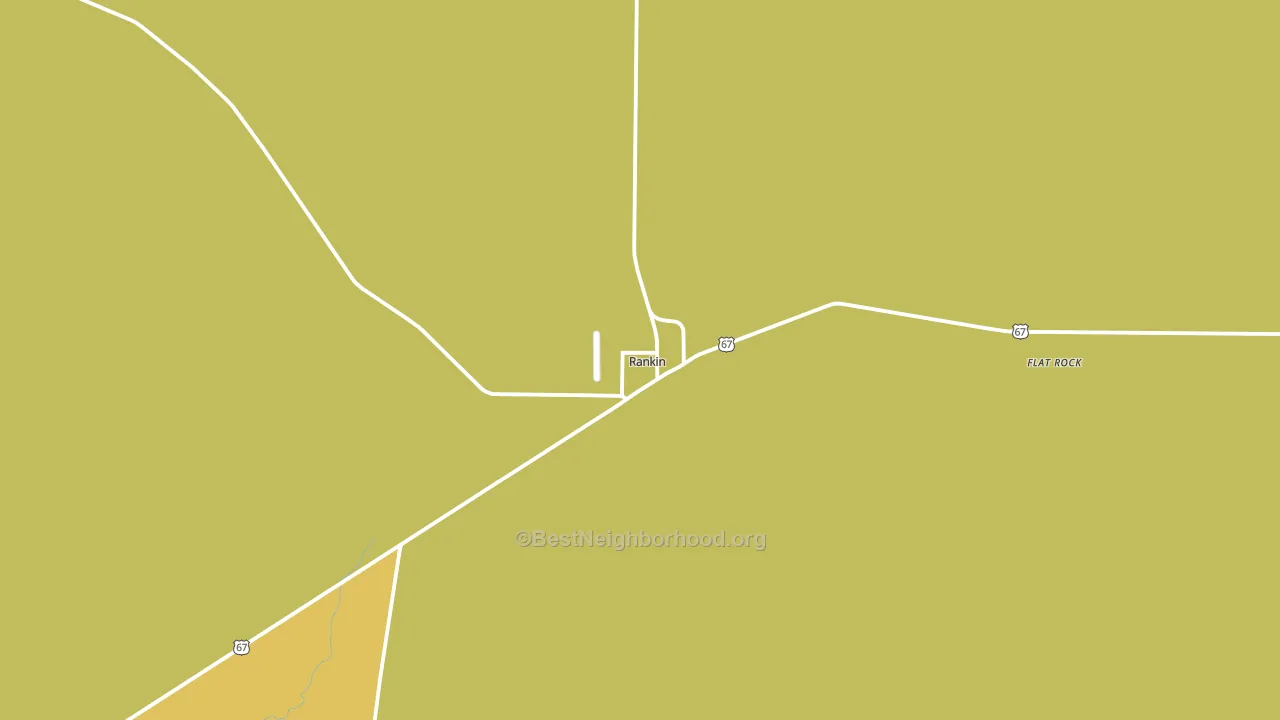 Rankin, TX block-group voter-turnout map