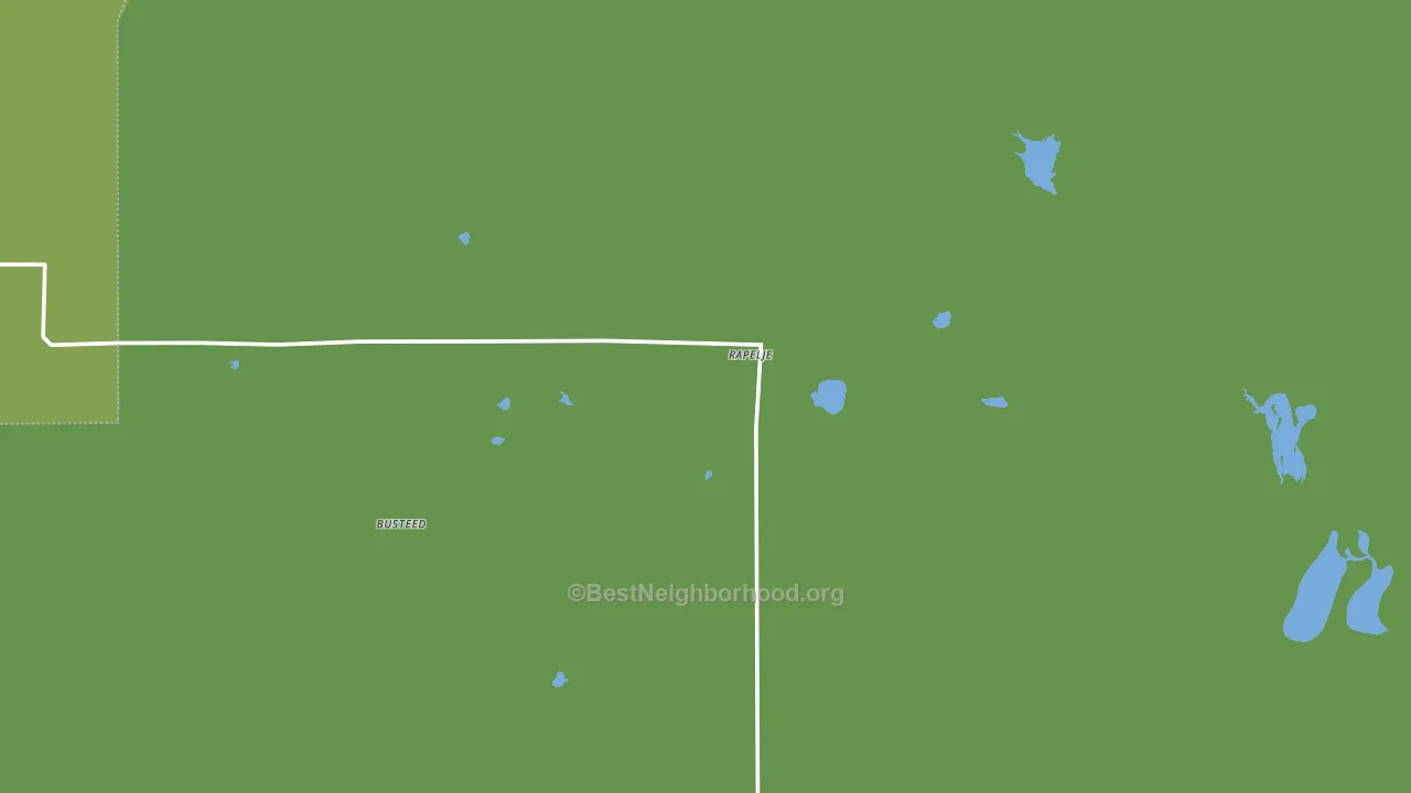 Rapelje, MT block-group voter-turnout map