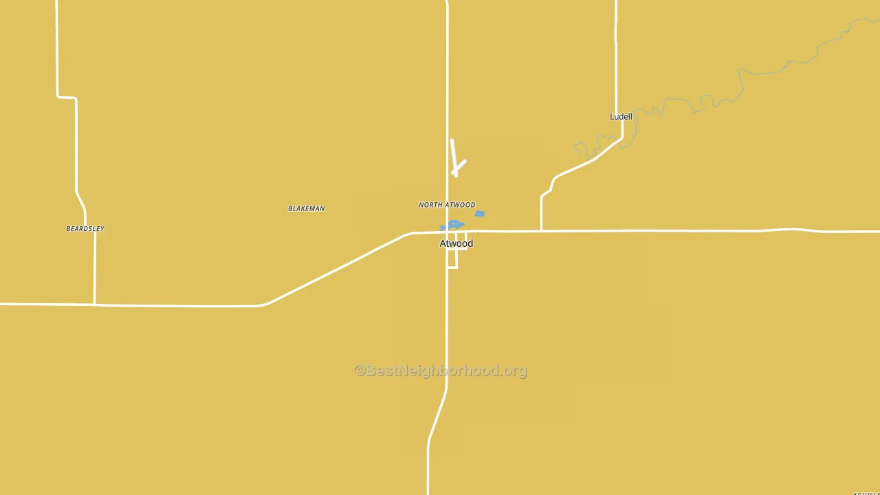 Rawlins County, KS block-group voter-turnout map