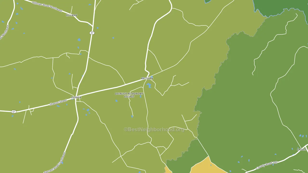Raytown, GA block-group voter-turnout map
