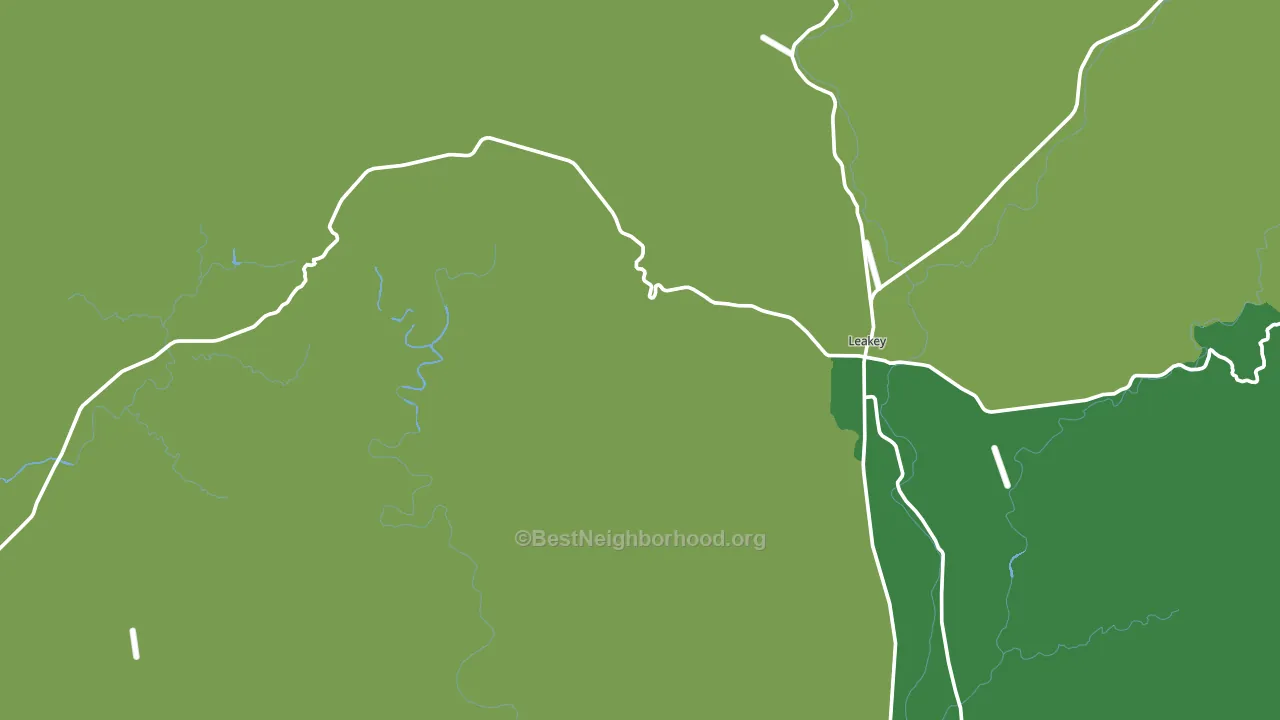 Real County, TX block-group voter-turnout map