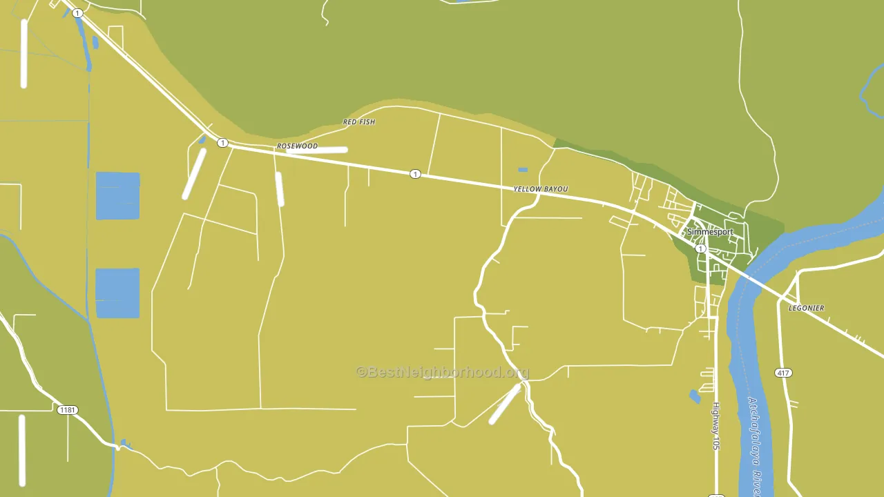 Red Fish, LA block-group voter-turnout map