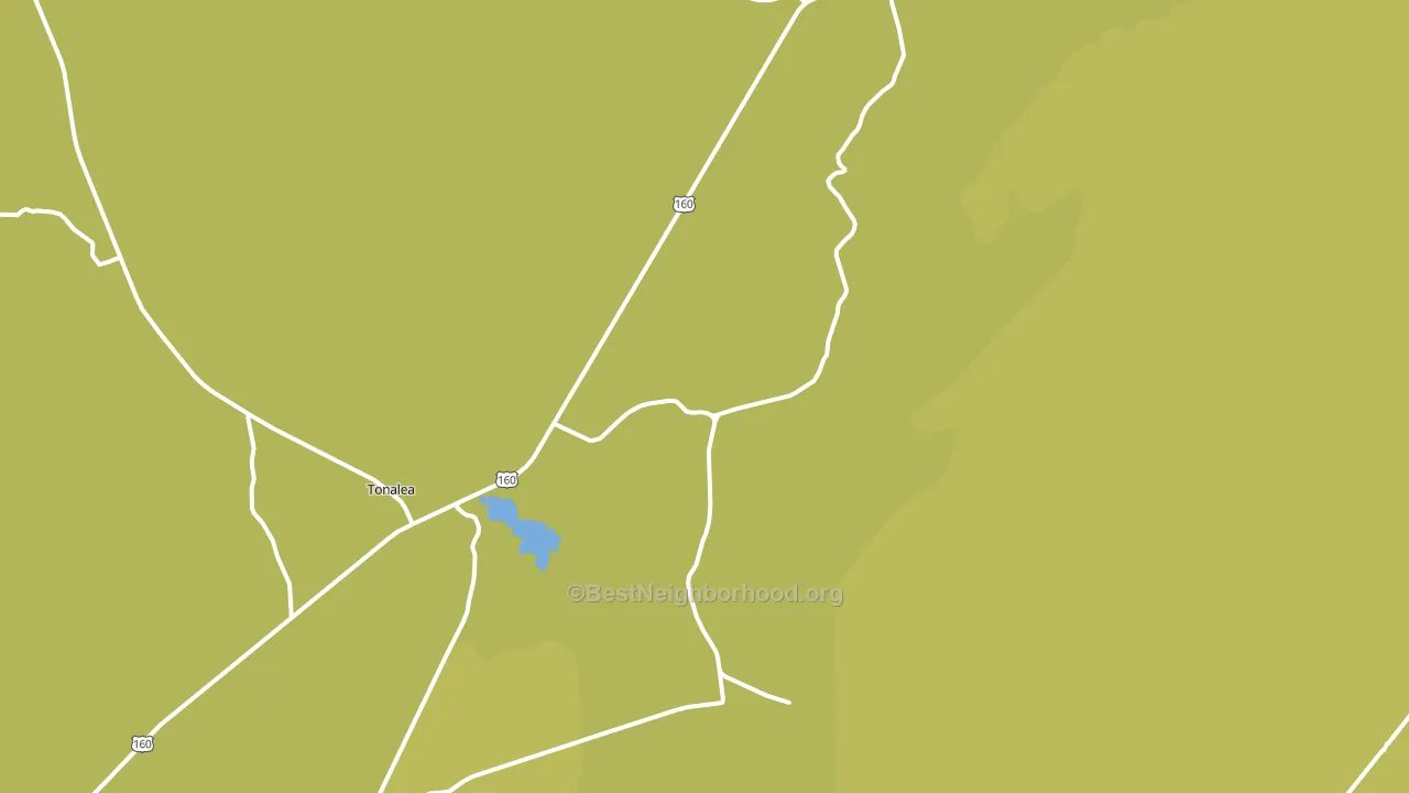 Red Lake, AZ block-group voter-turnout map