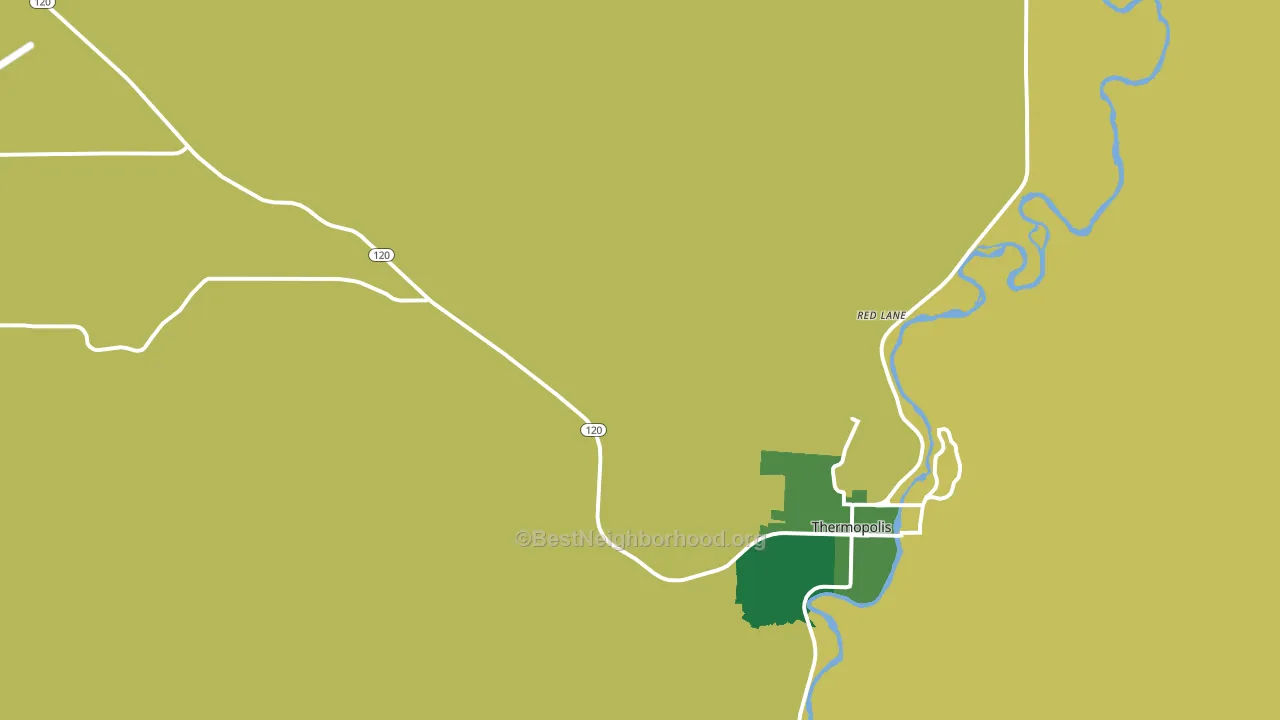 Red Lane, WY block-group voter-turnout map