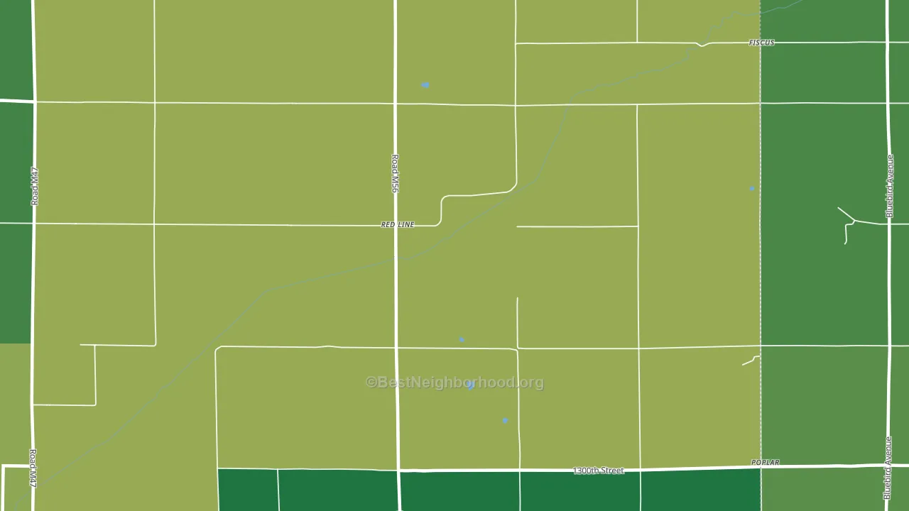 Red Line, IA block-group voter-turnout map