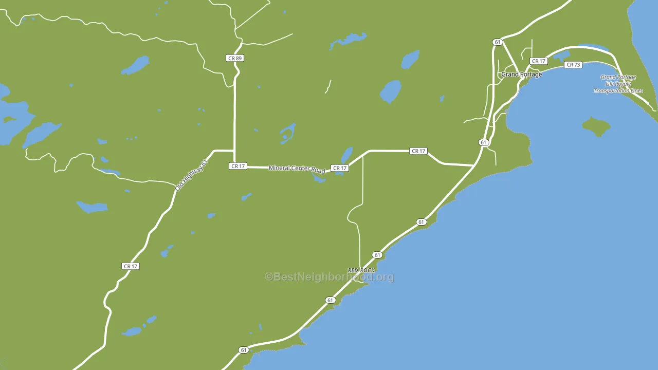 Red Rock, MN block-group voter-turnout map