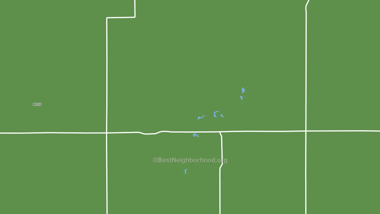 Redbird, NE block-group voter-turnout map