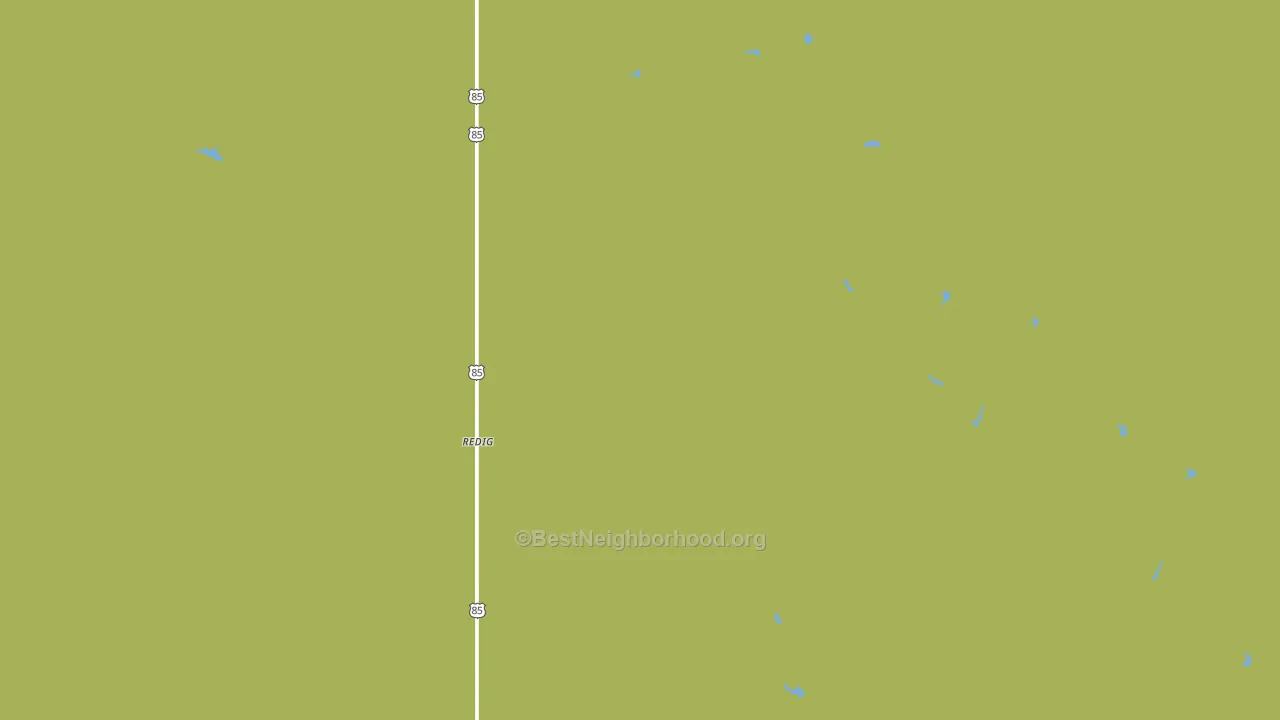 Redig, SD block-group voter-turnout map