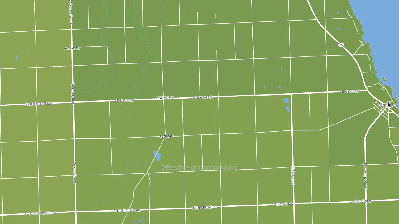 Redman, MI block-group voter-turnout map