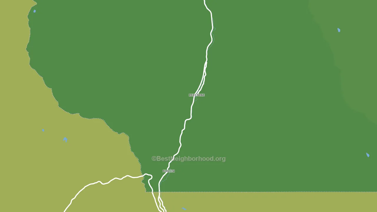 Redstone, CO block-group voter-turnout map