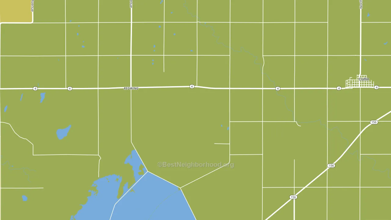 Redwing, KS block-group voter-turnout map