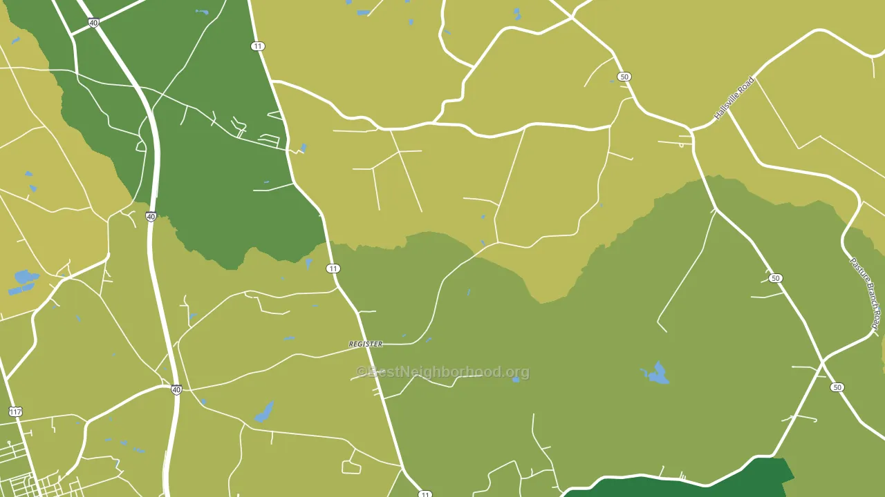 Register, NC block-group voter-turnout map