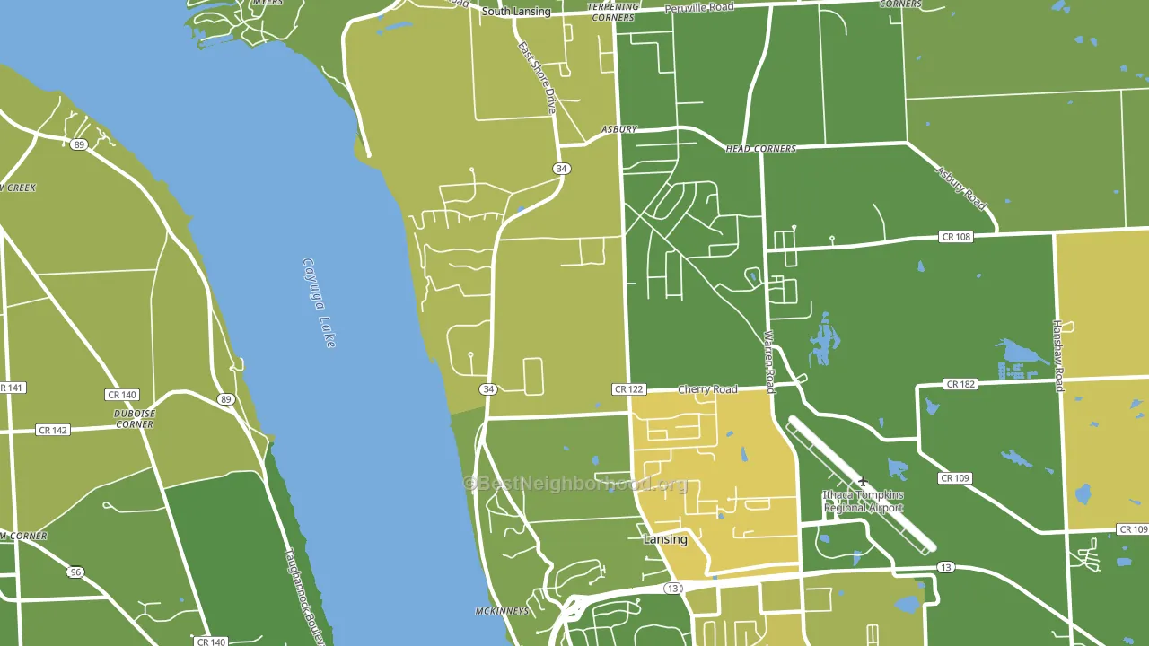 Renwick, NY block-group voter-turnout map