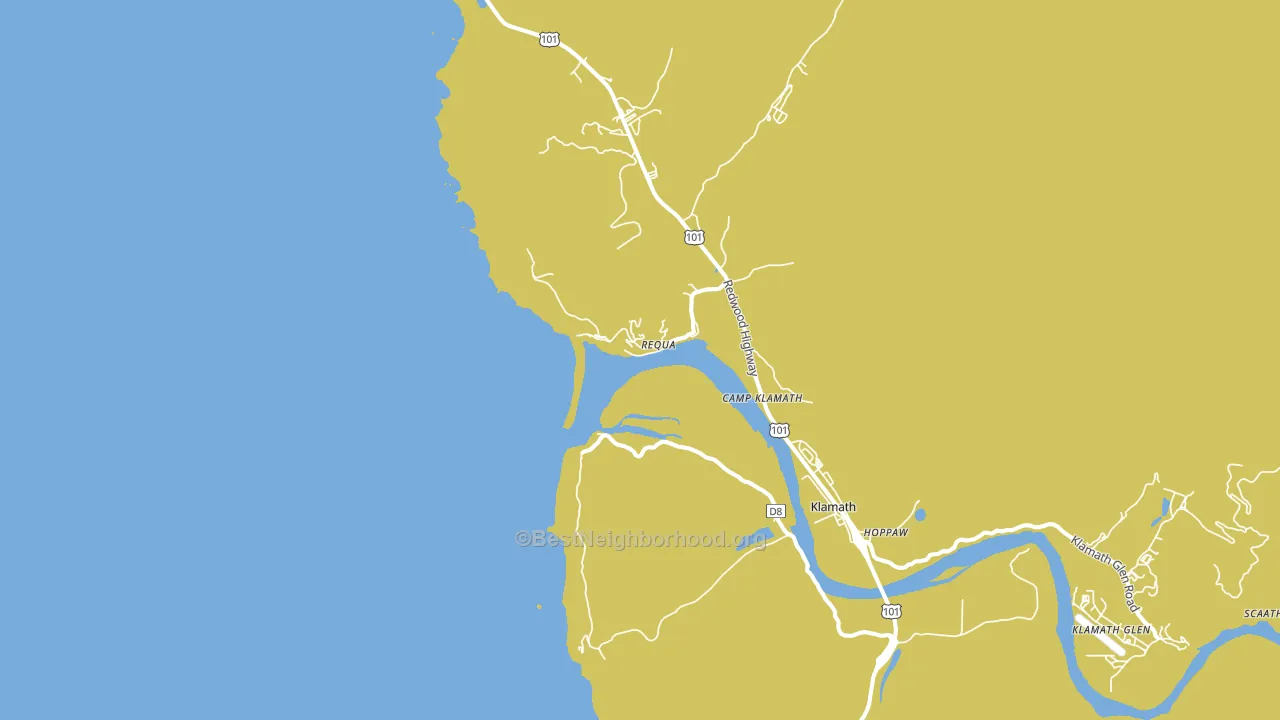 Requa, CA block-group voter-turnout map