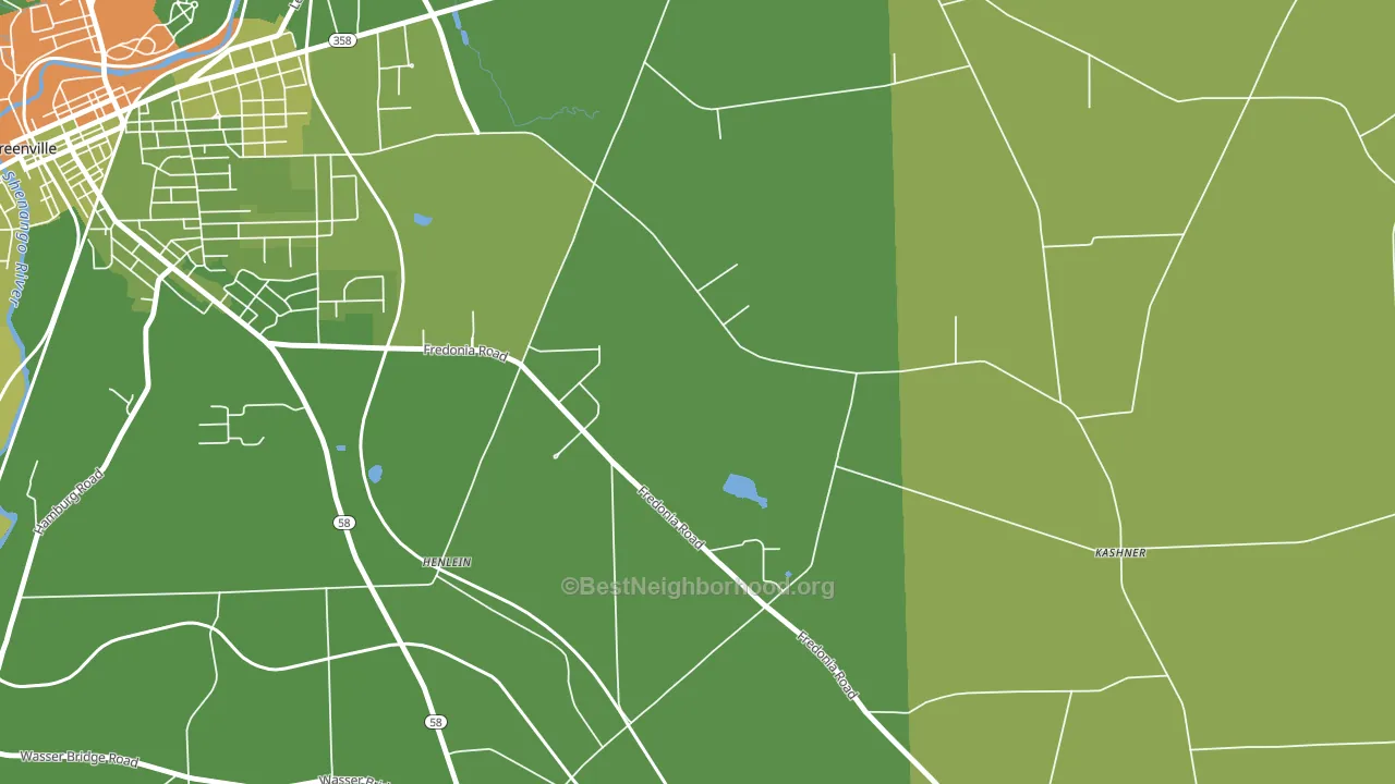 Reynolds Heights, PA block-group voter-turnout map