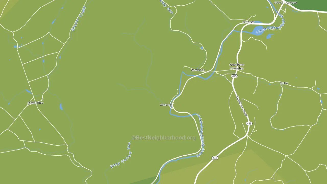 Reynolds, PA block-group voter-turnout map
