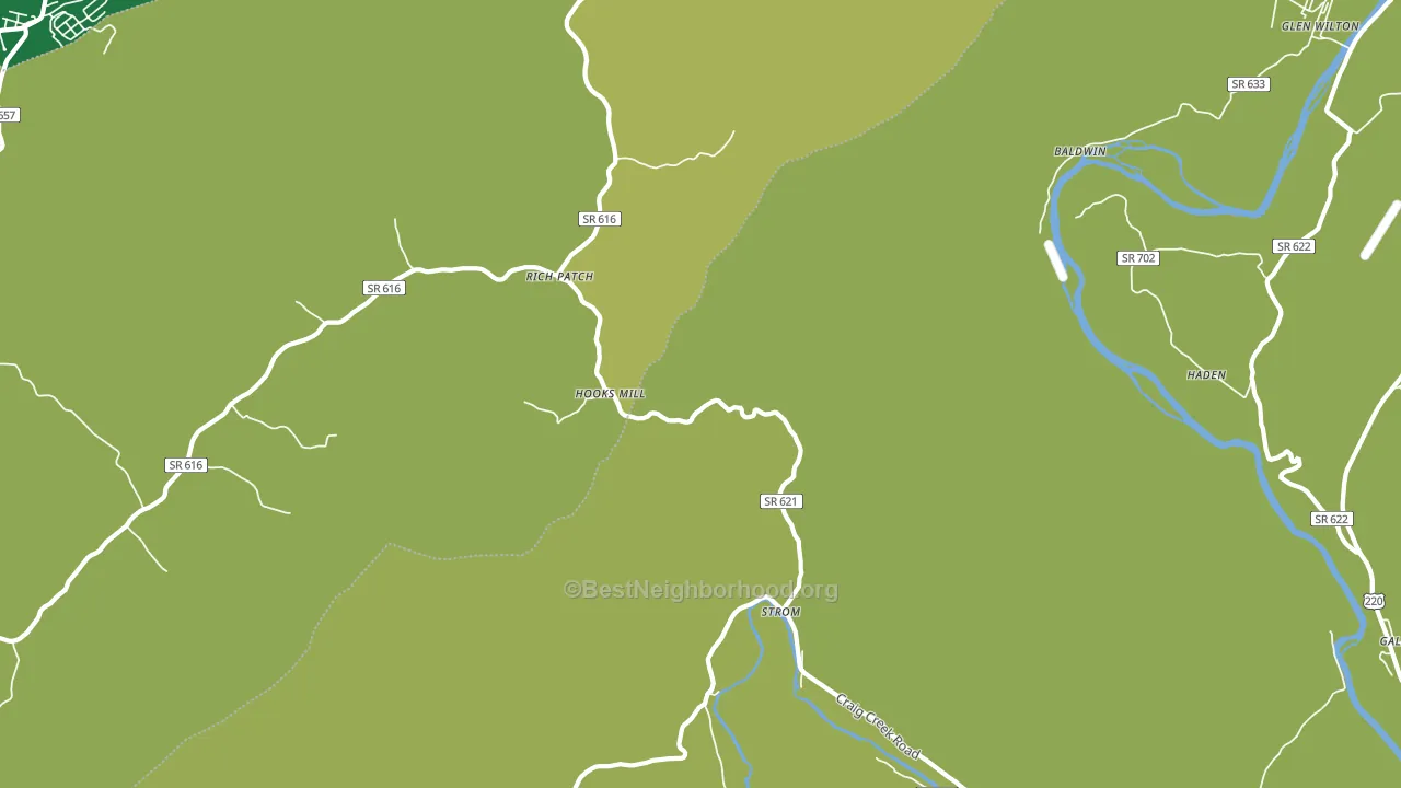 Rich Patch, VA block-group voter-turnout map