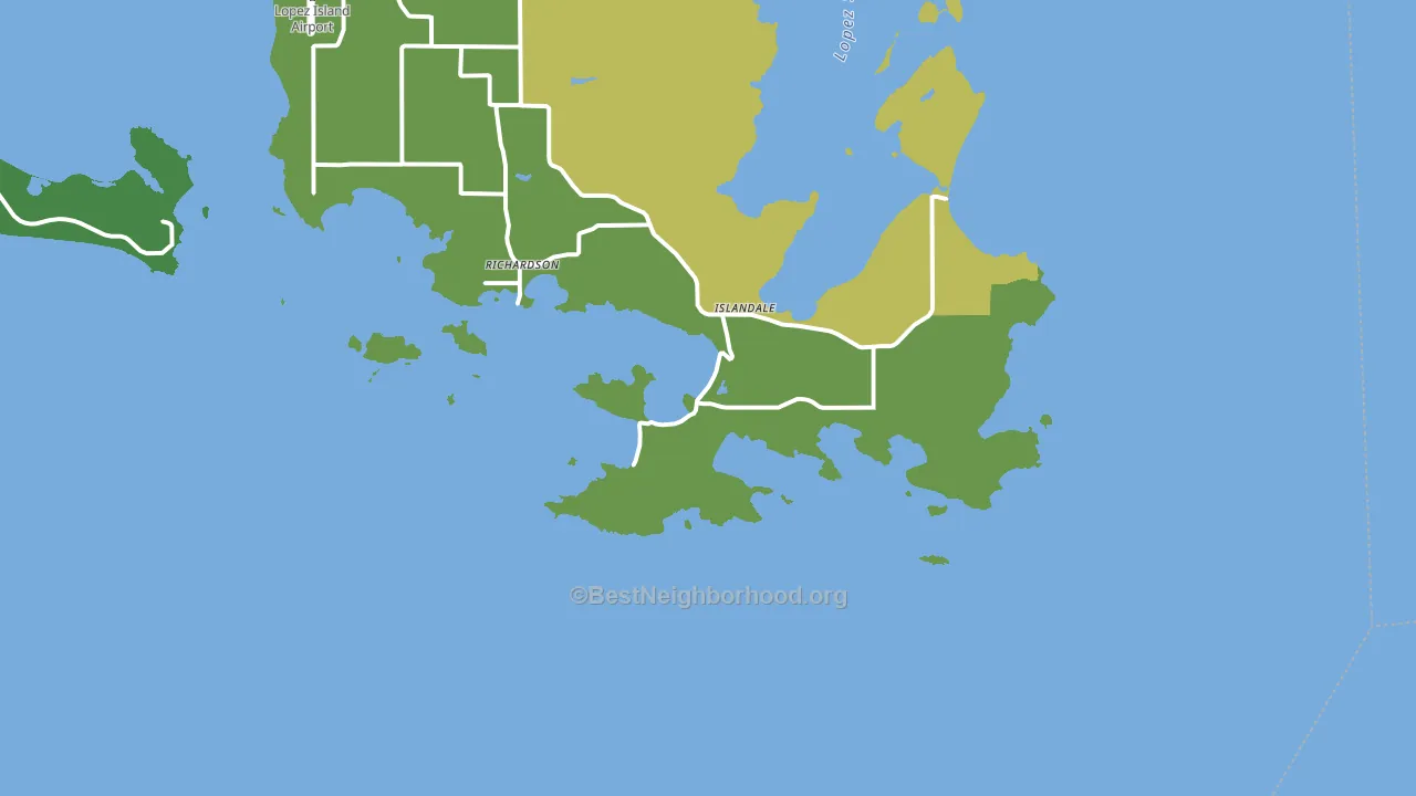 Richardson, WA block-group voter-turnout map