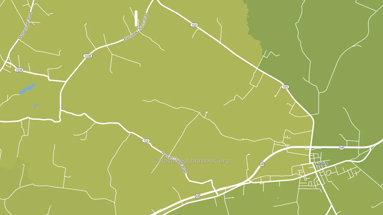 Richelieu, KY block-group voter-turnout map