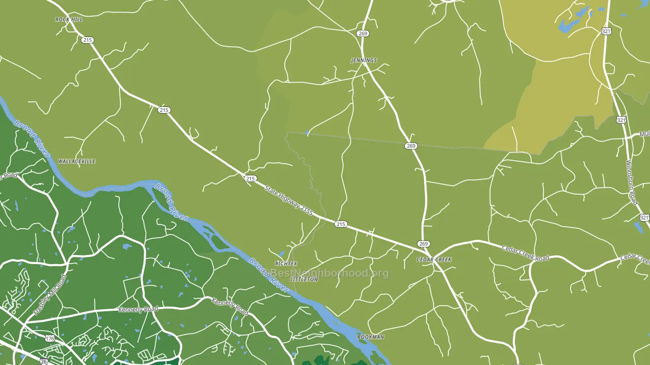 Richtex, SC block-group voter-turnout map