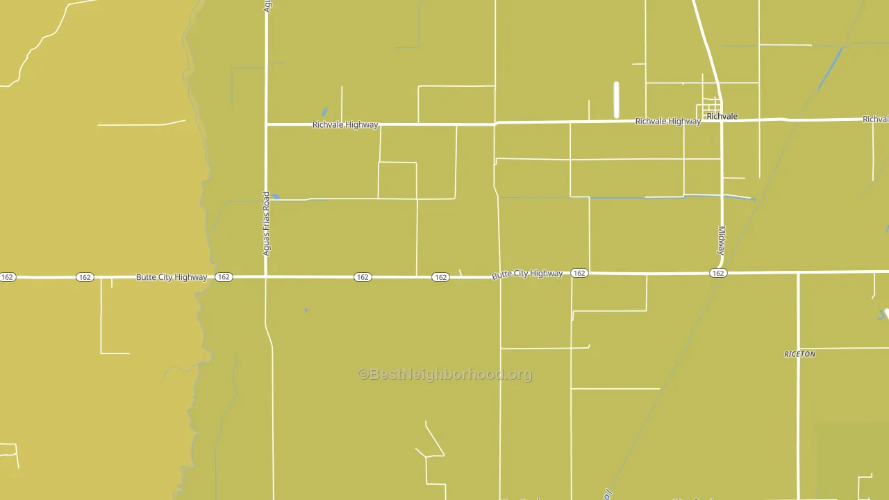 Richvale, CA block-group voter-turnout map